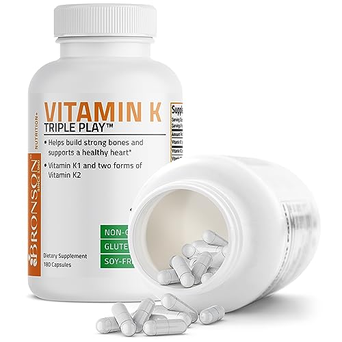 Vitamin K Triple Play (Vitamin K2 MK7 / Vitamin K2 MK4 / Vitamin K1) Full Spectrum
