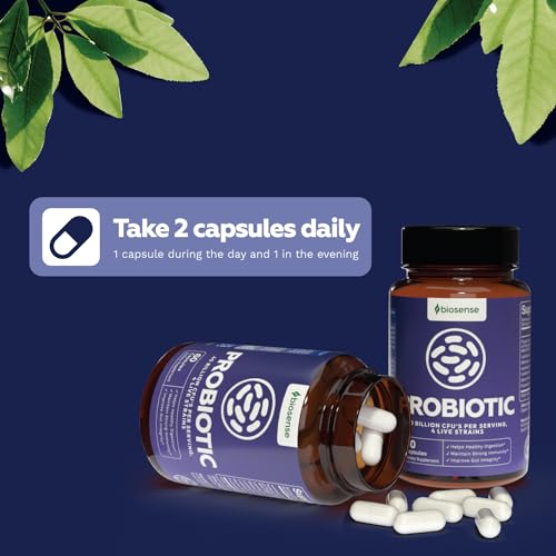 Colon Health Probiotic and Prebiotic Capsules - Gut Health Prebiotics and Probiotics
