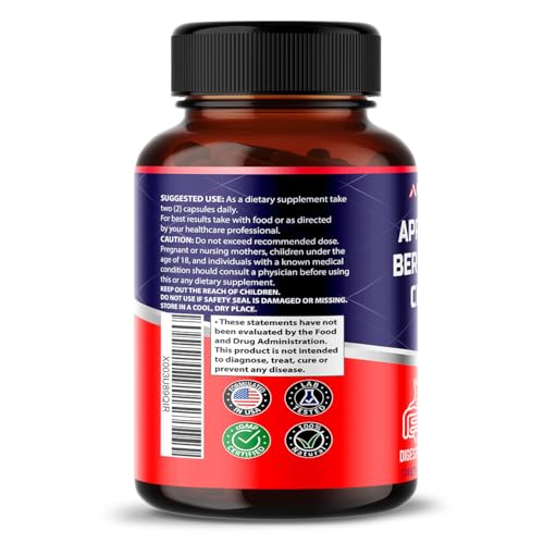 Apple Cider Vinegar 9000mg Berberin 6000mg Ceylon Cinnamon 9000mg Turmeric 6000mg AUMETO