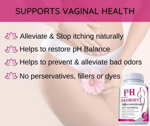 N'More Harmony 600MG Vaginal Suppositories Yeast Infection + 1 Suppository Applicator BV N'More