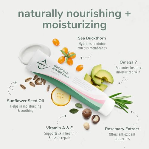 Lubracil - Topical Vulva Cream - Daily Care Moisturizer Helping with Vaginal Dryness, Burning, Lubracil