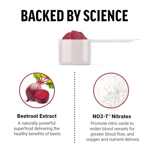 Force Factor Total Beets Drink Mix Superfood Powder with Nitrates to Supp