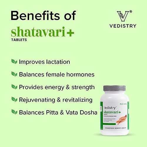 OTAA Vedistry Shatavari + with Piperine for Better Absorption | Balance Female Hormones My Store