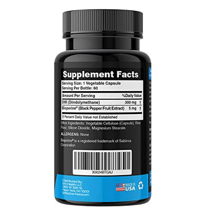Effective Nutra Dim Supplement 300mg Capsule - Extra Strength Diindolylmethane DIM