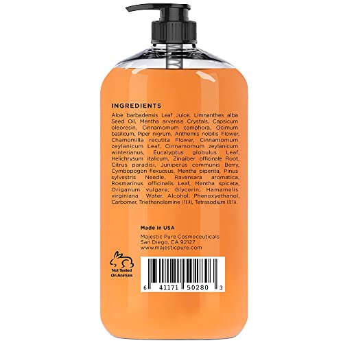 MAJESTIC PURE Hot Cream | Skin Tightening Sweat Cream, Cellulite Cream for Thighs