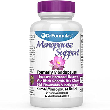 DrFormulas Menopause Supplement for Hot Flashes, Night Sweats Relief, and Support with DIM