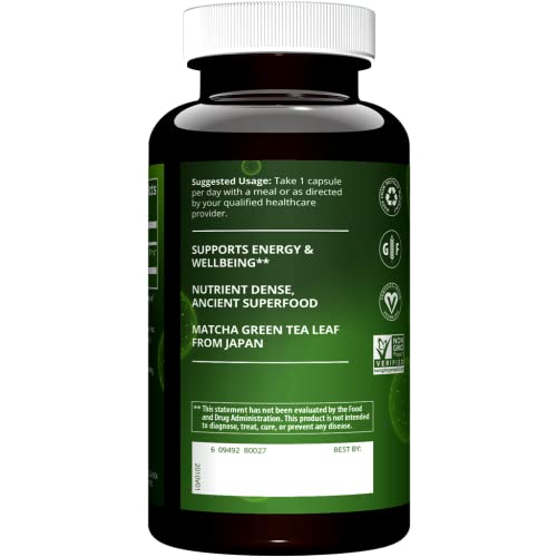 MRM Matcha Green Tea Capsules 60 Servings MRM