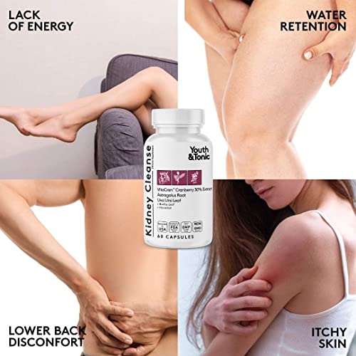 Youth & Tonic Kidney Cleanse Detox for Residual Metabolic Waste & Excess Body Water