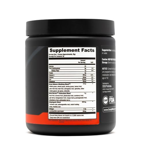 Sculpt Nation by V Shred Greens Strawberry - Premium Greens Powder & Superfood Sculpt Nation