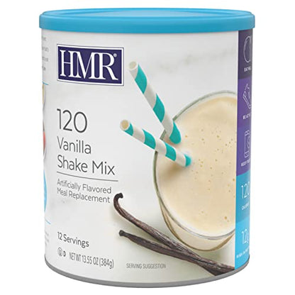 HMR 120 "Classic" Shake Meal Replacement Powder | Vanilla Shake Mix to Support Healthy