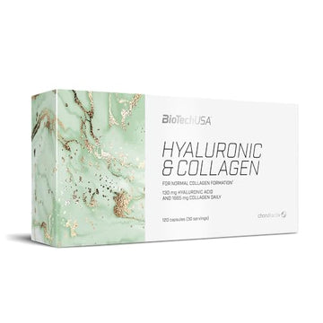 BioTechUSA Hyaluronic&Collagen, Food Supplement Capsules containing Collagen, hyaluronic Acid