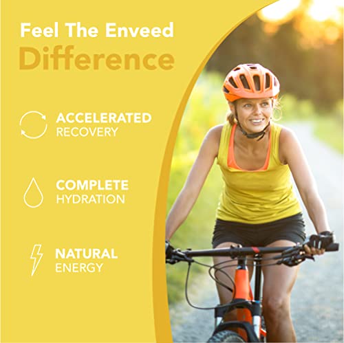 ENVEED SUPERFOOD Active | Natural Caffeine and Adaptogen Pre Workout Powder — Yerba Mate, Green Coffee Beans & Himalayan Pink Salt | Sustained Energy Levels with No Jitters or Crash — 20 Servings