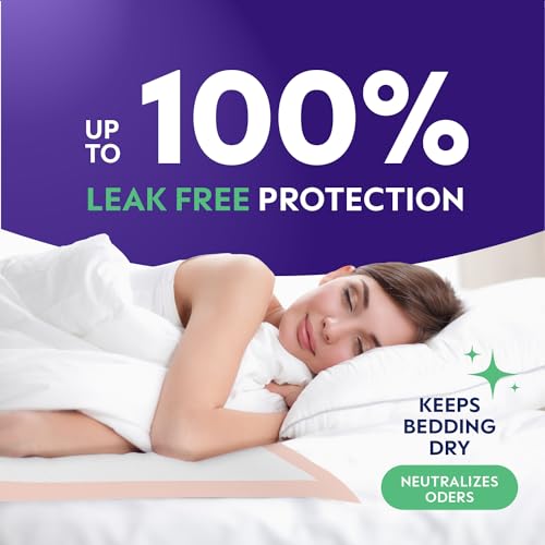 XXL Bed Pads, 5-Layer Disposable 30 x 36 Chucks Pee Pads for Incontinen