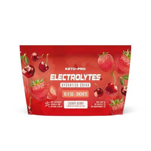 Keto-Pro Keto Electrolytes 80g | Electrolyte Powder Sachets for Extra Convenience 