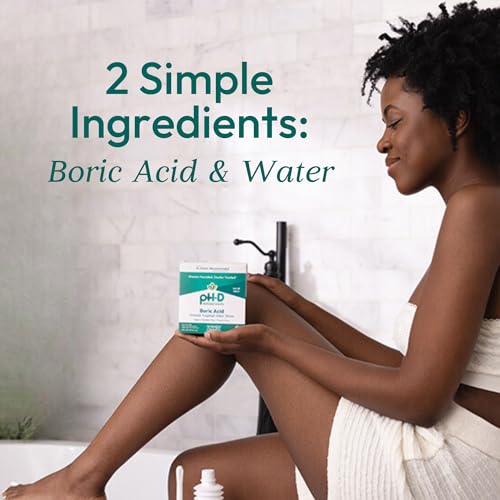 pH-D Feminine Health - Instant Odor Rinse with Boric Acid for Vaginal Odor - Vegan, Paraben-Free pH-D Feminine Health Support