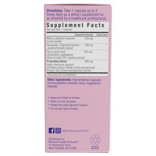 her own Passsion, Supports Libido Boost, Increases Arousal, Intimacy and Mood Support, Balances Hormones her own