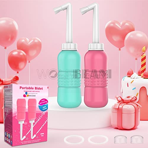 Wolfbeam 2IN1 Portable Hand-held Vulva and Anus Cleaner and Personal Health Vaginal Washing WOLFBEAM