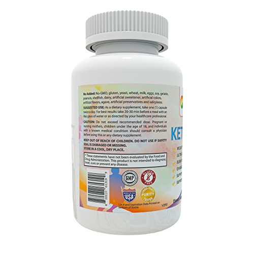 OHOO Keto Burn Weight Loss Supplement 650 Mg - Natural Keto 5 Increases Ability to Burn Fat OHOO