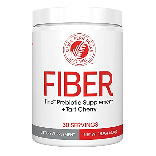 Tino Natural Gluten Free Prebiotic Fiber Supplement - with Tart Cherry Extract & Polycan 