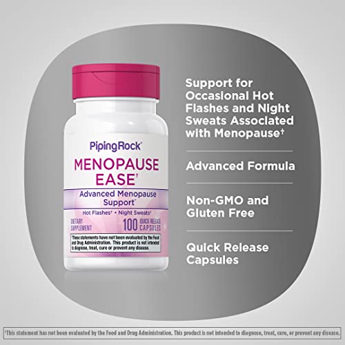 Menopause Supplement for Women | 100 Capsules | Advanced Support Formula | for Night