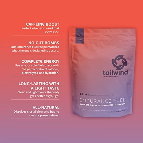 Tailwind Nutrition Endurance Fuel, Caffeine Drink Mix with Electrolytes
