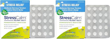 Boiron StressCalm for Relief of Stress, Anxiousness, Nervousness, Irritability, and Fatigue - 60 Count