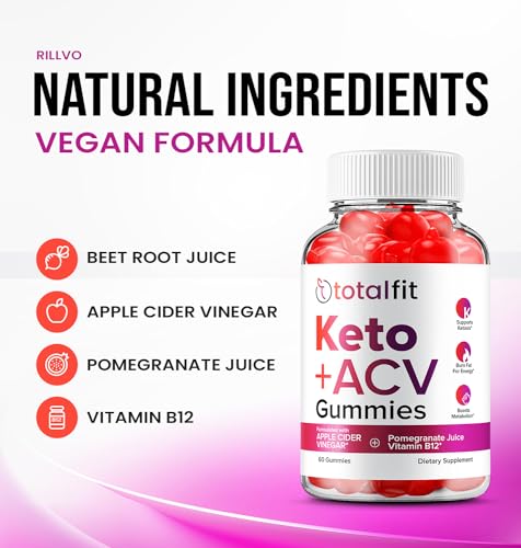 (3 Pack) Total Fit Keto ACV Gummies - Official - Keto TotalFit ACV Advanced Formula Plus
