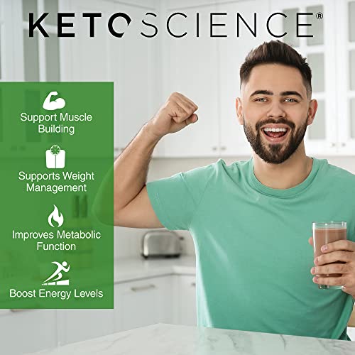 Keto Science Plant Based Protein, Keto Meal Shake, Supports Weight Management