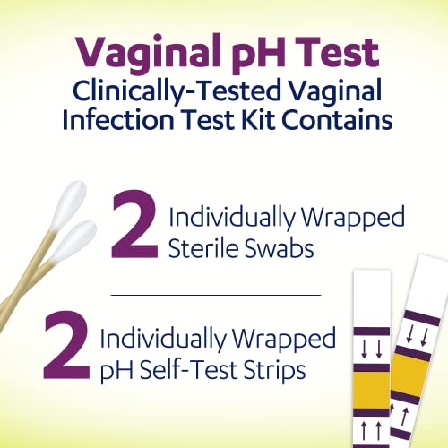 AZO Vaginal pH Test Kit, Clinically-Tested Vaginal Infection Test Kit, Fast & Accurate Results AZO