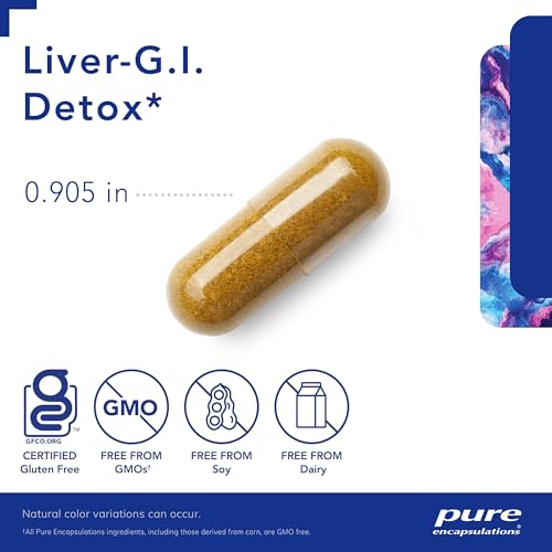 Pure Encapsulations Liver-G.I. Detox | Support for Liver and Gastrointestinal Detoxification Pure Encapsulations