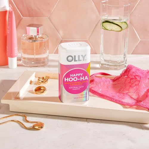 OLLY Happy Hoo-Ha Capsules, Probiotic for Women, Vaginal Health and pH OLLY