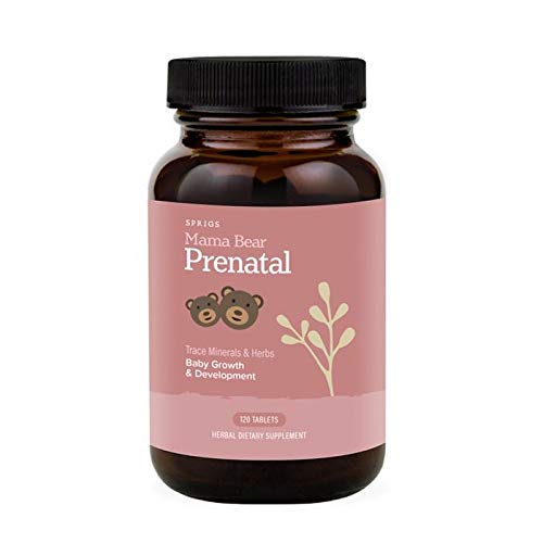 Sprigs Mama Bear Prenatal Vitamins-Capsule,Organic, 120 Tables AMIAEDU