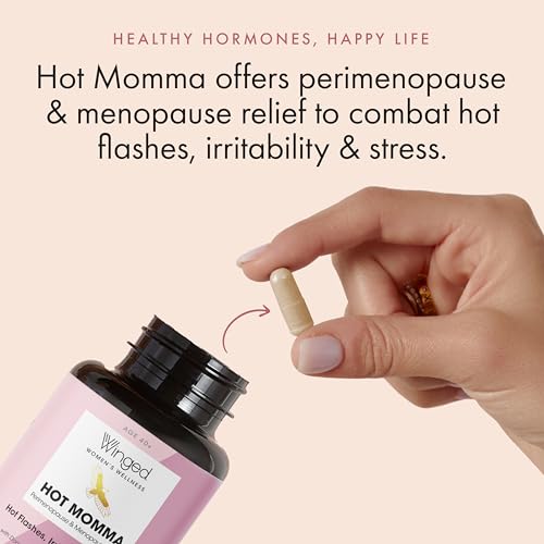 Winged Wellness Hot Momma, Perimenopause & Menopause Supplement - Vegan Menopause