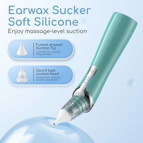 Ear Vacuum Wax Remover, Ear Wax Removal with 8 Pcs Ear Pick, Ear Wax Girug