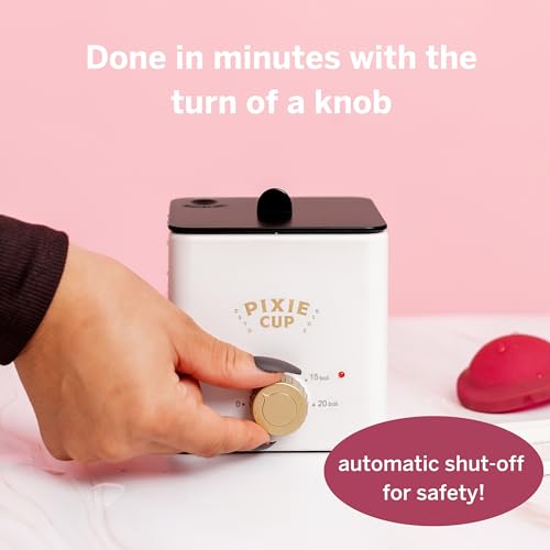 Pixie Menstrual Cup & Disc Boiler Sterilizer - Easily Submerge & Clean Your Period Cup in Boiling Water Pixie Cup