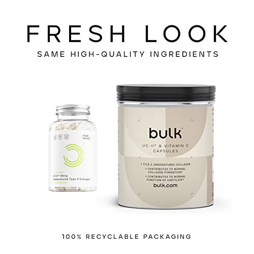 Bulk UC II Collagen Capsules, 40 mg, Pack of 60, Packaging May Vary Bulk