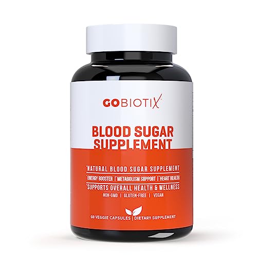 GOBIOTIX Blood Sugar Support - Cinnamon, Berberine and Selenium Capsules - Blood Sugar