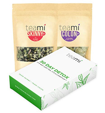 Teami® 30-Day Detox Tea Pack: All-Natural Teatox Kit with Teami Skinny & Teami Colon