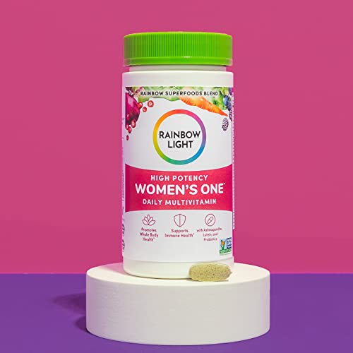 Rainbow Light Multivitamin for Women, Vitamin C, D & Zinc, Probiotics, Women’s One Rainbow Light