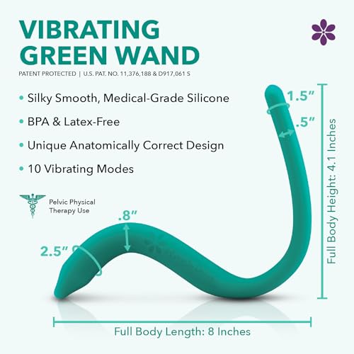 IntimateRose Pelvic Wand with Vibration for Pelvic Muscle Pain Relief - Pelvic Physical