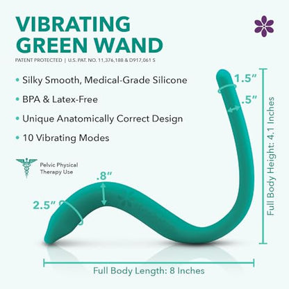 IntimateRose Pelvic Wand with Vibration for Pelvic Muscle Pain Relief - Pelvic Physical