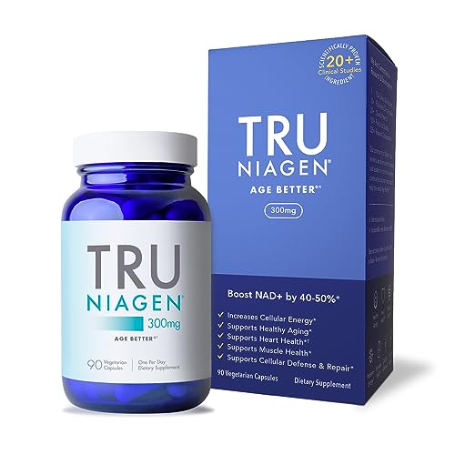 TRU NIAGEN 300mg | Patented Nicotinamide Riboside NAD+ Supplement | NR Supports