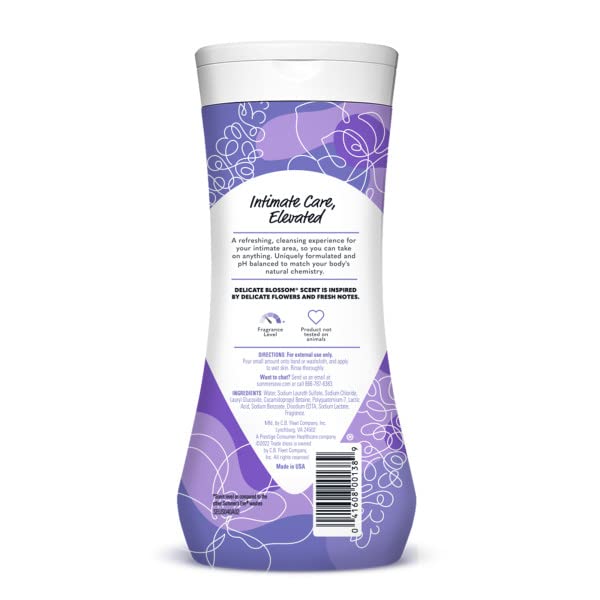 Summer's Eve Delicate Blossom Daily Refreshing Feminine Wash, Removes Odor, pH balanced, 15 fl oz Summer's Eve