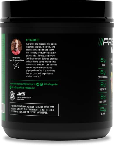 JYM Supplement Science Pre Jym Rainbow Sherbet, 30 Servings, Rainbow Sherbet
