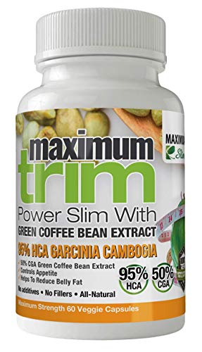 Most Effective Formulation MAXIMUMTRIM Garcinia CAMBOGIA with Green Coffee Bean 