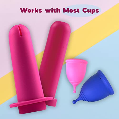 SHORDY Applicator Tool for Menstrual Cups for Easy Insertion with Lube Gel, Reusable Period Cup SHORDY