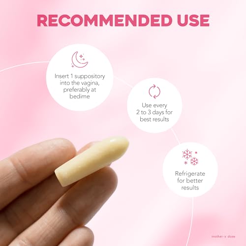 Mother's Dose Hyaluronic Acid Suppository HydraDose- Hormone Free Moisturizer MOTHER·S DOSE