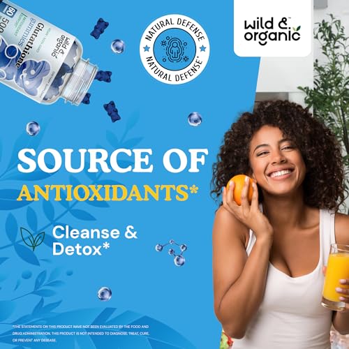 Wild & Organic Glutathione Gummies - Reduced Glutathione for Liver Cleanse & Antioxidants