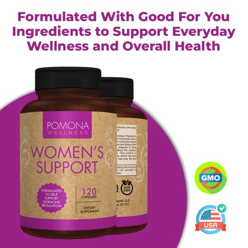 Pomona Wellness Women's Menopause Supplement Multivitamin, Supports Hormone Balance Pomona Wellness