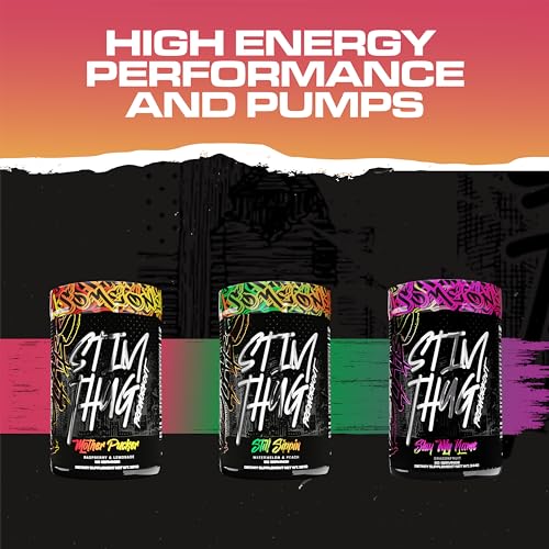 KILO LABS Pre Workout Powder | Stim Thug Preworkout for Men and Women | Hydrating Flavors of Energy & Electrolytes to Improve Focus and Pump | 20 Servings